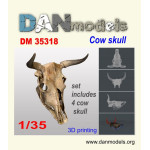 Dan Models 35318 - 1/35 Cow skull. Set 4 pcs. 3D printing, scale model kit