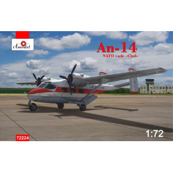 Amodel 72224 - 1/72 Light transport aircraft An-14 NATO code Clod scale model kit