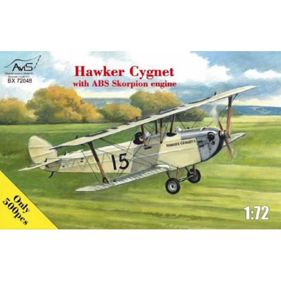 AVIS 72048 - 1/72 Hawker Cygnet competition aircraft with ABS Scorpio engine