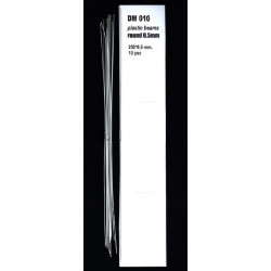 Dan Models 010 - Plastic profile bar 250 x 0.5 mm (10 pcs)