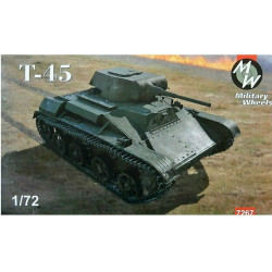 Military Wheels 7267 - 1/72 - Russian T-45 Soviet Light Tank Plastic Model Kit