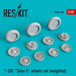 Reskit RS48-0386 - 1/48 T-38C Talon II wheels set (weighted) scale model kit