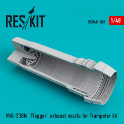 Reskit RSU48-0183 - 1/48 MiG-23BN Flogger exhaust nozzle for Trumpeter kit