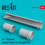 Reskit RSU48-0192 - 1/48 A-4 Skyhawk exhaust nozzle for Hasegawa model kit