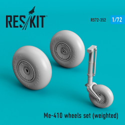 Reskit RS72-0352 - 1/72 Me-410 wheels set (weighted), scale model kit
