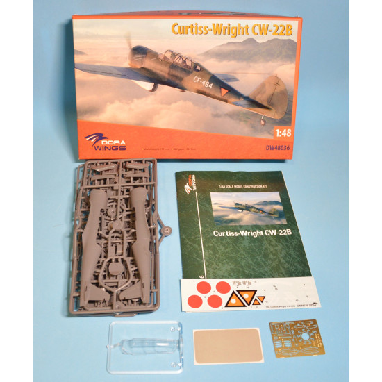Dora Wings 48036 - 1/48 - Curtiss-Wright CW-22B, scale plastic model kit