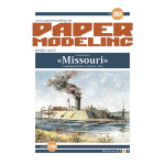 Orel 351 1/200 Missouri river ironclad America 1863. Paper model kit