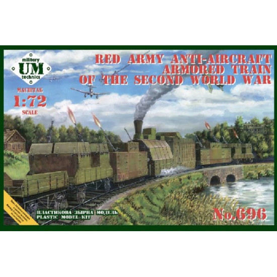 UMT 696 - 1/72 Red Army Anti-aircraft armored train of the Second World War