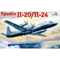 FREE SHIPPING! Il-20/24 Ilyushin design bureau 1/72 Amodel 72013