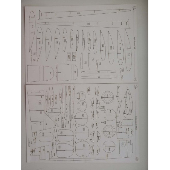 Orel 352/2 Laser Cutting for Avro Anson multirole aircraft, UK 1939, 1/33