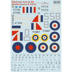 Print Scale 48-227 - 1/48 - Hurricane Aces of the MTO and Africa Part-3