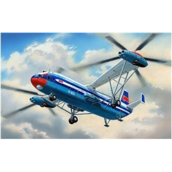 FREE SHIPPING Mil V-12 helicopter Mil Experimental Design Bureau 1/72 Amodel 72018