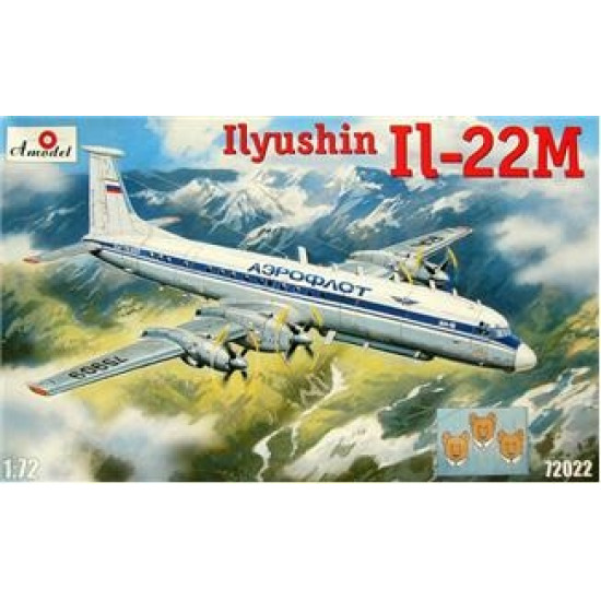 FREE SHIPPING IL-22M Ilyushin design bureau 1/72 Amodel 72022