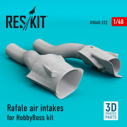 Reskit RSU48-0222 1/48 Rafale air intakes for HobbyBoss kit (3D Printing)