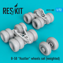 Reskit RS72-0382 1/72 B-58 Hustler wheels set (weighted)