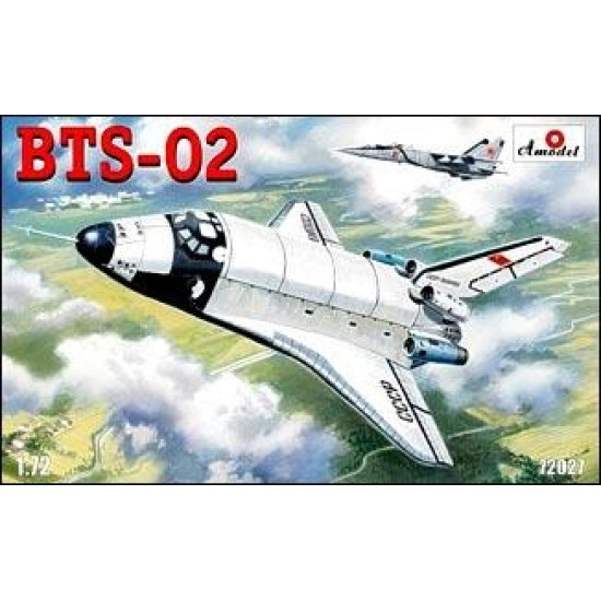 FREE SHIPPING BTS-02 Buran test vehicle Antonov design bureau 1/72 Amodel 72027