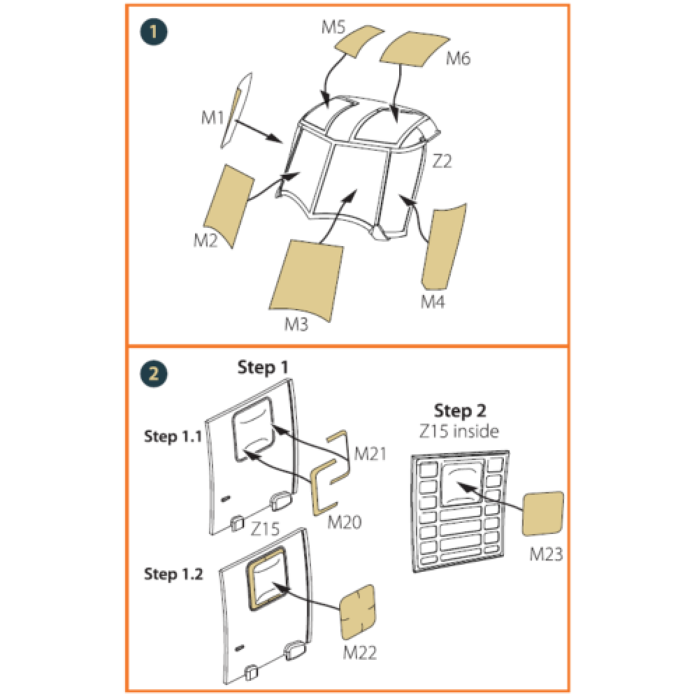 Clear Prop CPA72069 - 1/72 UH-2C SEASPRITE for painting mask Model Kit ...