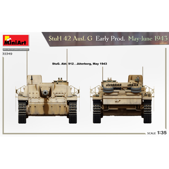 Miniart 35349 - 1/35 - StuH 42 Ausf. G Early Prod. May-June 1943 WWII