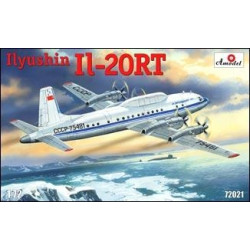 FREE SHIPPING IL-20RT Ilyushin design bureau 1/72 Amodel 72021