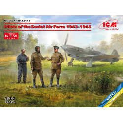 ICM 32117 1/32 Pilots of the Soviet Air Force 1943-1945 WW II scale model kit