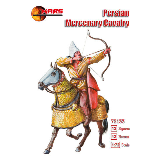 Mars Figures 72133 - 1/72 - Persian Mercenary Cavalry 12 figures + 12 horses