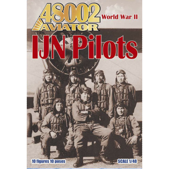 Aviator 48002 - 1/48 - IJN Pilots World War II, 10 figures in 10 poses