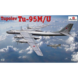 FREE SHIPPING Tupolev Tu-95M/U Tupolev design bureau 1/72 Amodel 72032
