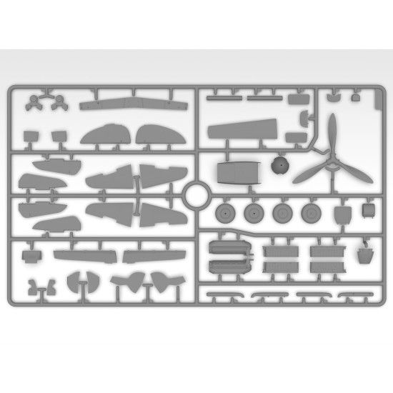 ICM 32093 - 1/32 - Normandie-Niemen. Plane of Roland de la Poype