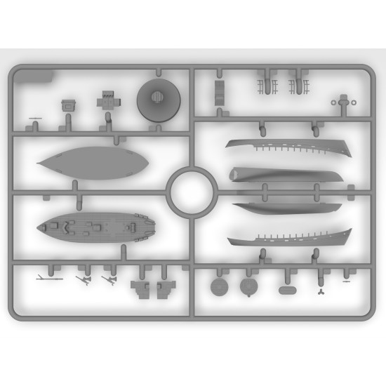 ICM S018 - 1/350 - KFK Kriegsfischkutter WWII German multi-purpose boat