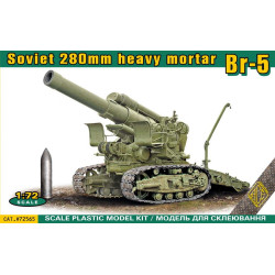ACE 72565 - 1/72 Br-5 280mm Soviet Heavy mortar, scale plastic model kit