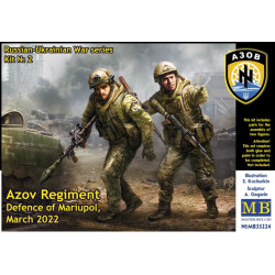 Master Box 35224 1/35 Russian-Ukrainian War series, Kit № 2. Azov Regiment, Defence of Mariupol, March 2022