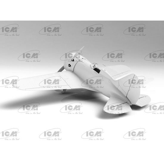ICM 32008 - 1/32 - I-16 type 10 with Chinese pilots. Plastic model kit
