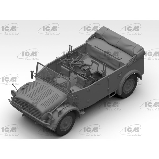 ICM 35503 1/35 s.E.Pkw Kfz.70 w/ Zwillingssockel 36 WWII German military vehicle