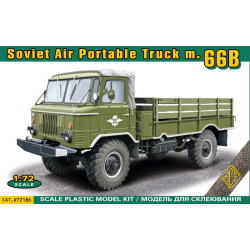 ACE 72186 - 1/72 - Soviet GAZ-66B Air portable 4x4 truck. Plastic model kit