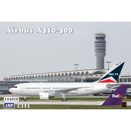 AMP 144-009 - 1/144 - Airbus A310-300 Pratt & Whitney Delta Air Lines & FedEx