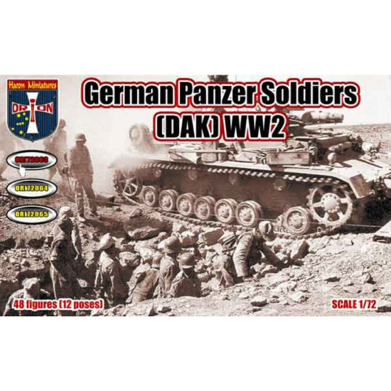 Orion 72063 - 1/72 - German Panzer Soldiers (DAK) WW2 Plastic Model Kit