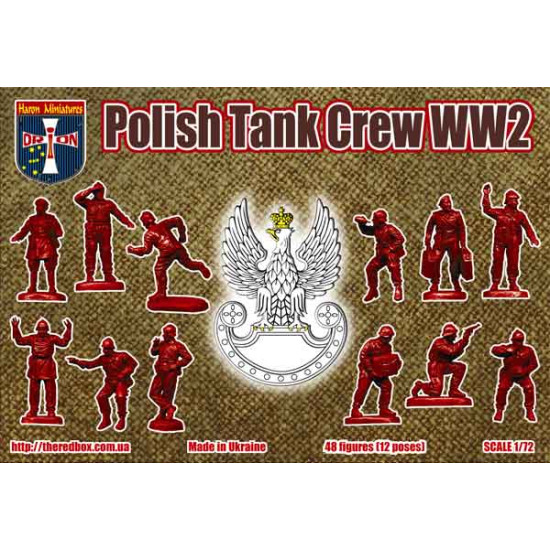 Orion 72065 - 1/72 - Polish Tank Crew WW2 Plastic Model Kit