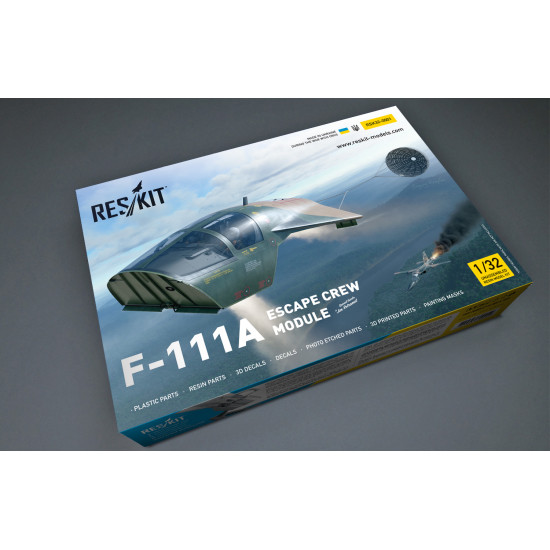 Reskit RSK32-0001 - 1/32 - F-111A Escape Pod (Crew Module) resin model kit