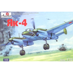 Yak-4 Soviet WW2 bomber (Yakovlev design bureau) 1/72 Amodel 7235