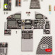 Kelik K48044 - 1/48 - F-15C MSIP II Eagle interior 3D decals for GWH kit