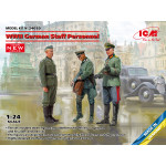 ICM 24020 - 1/24 - WWII German Staff Personnel, Plaastic model figures