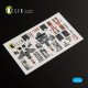 Kelik K72021 1/72 Tornado F Mk.3 "Firebird" interior 3D decals for Hasegawa Kelik K72021 1/72 Tornado F Mk.3 "Firebird" interior 3D decals for Hasegawa