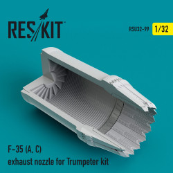 Reskit RSU32-0099 - 1/32 - F-35 (A, C) exhaust nozzle for Trumpeter kit