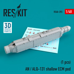 Reskit RS48-0393 - 1/48 - AN / ALQ-131 shallow ECM pod