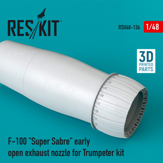 Reskit RSU48-0136 - 1/48 - F-100 Super Sabre early open exhaust nozzle for Trumpeter kit