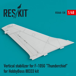 Reskit RSU48-0138 - 1/48 - Vertical stabilizer for F-105G Thunderchief for HobbyBoss 80333 kit