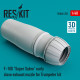 Reskit RSU48-0255 1/48 F-100 Super Sabre early close exhaust nozzle for Trumpeter kit