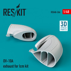 Reskit RSU48-0266 1/48 OV-10A exhaust for Icm kit (3D Printing)