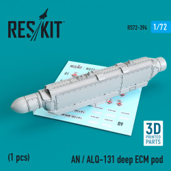 Reskit RS72-0394 1/72 AN / ALQ-131 deep ECM pod (3D Printing)