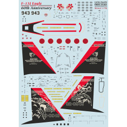 Print Scale 72-470 1/72 Decal for F-15J 60-th Anniversary Part 2